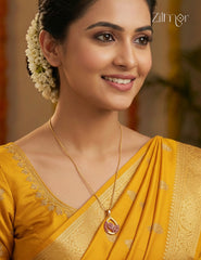 18k Gold Plated Anti-Tarnish AD Stone Pendant Simple Necklace (color option) - CL1012262