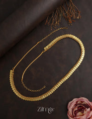 SN1011722 - Traditional Lakshmi Coin Hip Chain 1-Zilmor