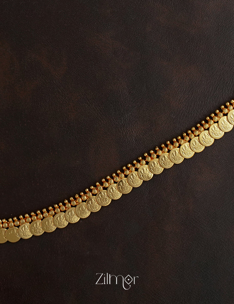 SN1011722 - Traditional Lakshmi Coin Hip Chain 3-Zilmor