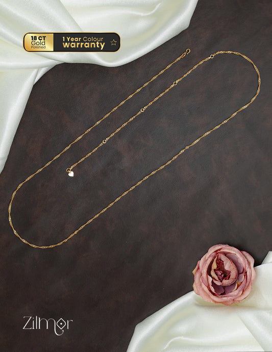 KT1011716 - Gold Plated Traditional Hip Chain 1-Zilmor