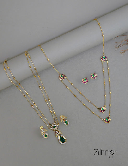 KY1011771- Premium Antique Necklace combo 5-Zilmor