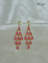 Designer Semi Precious Stone Hanging Earrings - ZP1012173