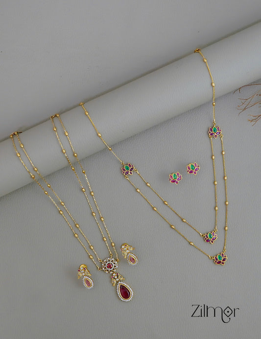 KY1011771- Premium Antique Necklace combo 1-Zilmor