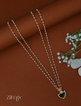 KY1011959-  Premium Pearl Necklace with Palakka Pendant 2-Zilmor