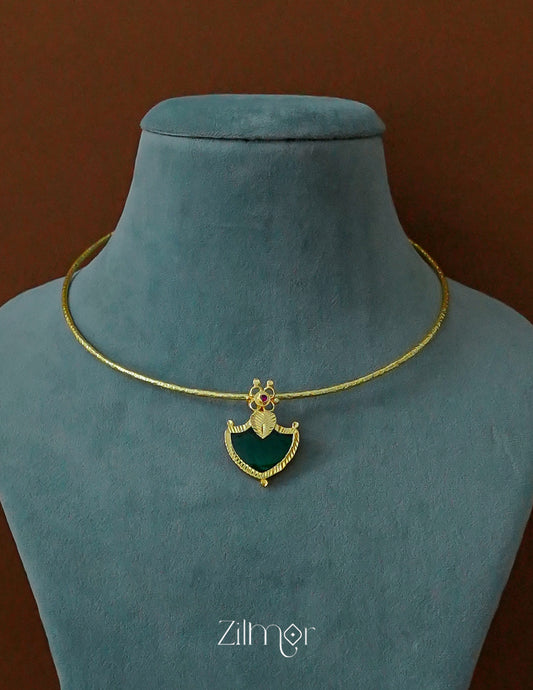 KY1011960 - Collar Hasli with Palakka Pendant Necklace 2-Zilmor