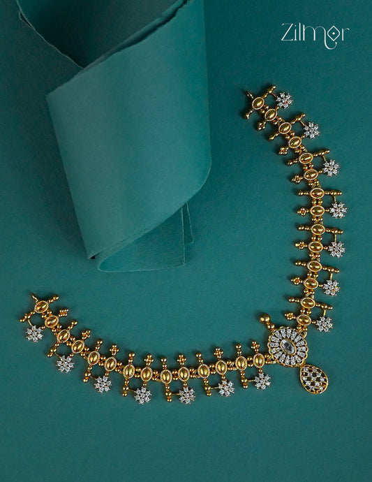 Premium Antique AD Stone Necklace - CL1012290