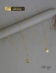 KY1011778 - Palakka & Kaashu Pendant Necklace Combo (color option) 3-Zilmor