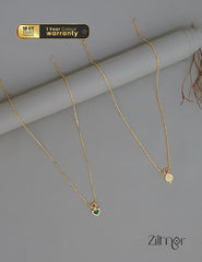 KY1011778 - Palakka & Kaashu Pendant Necklace Combo (color option) 1-Zilmor