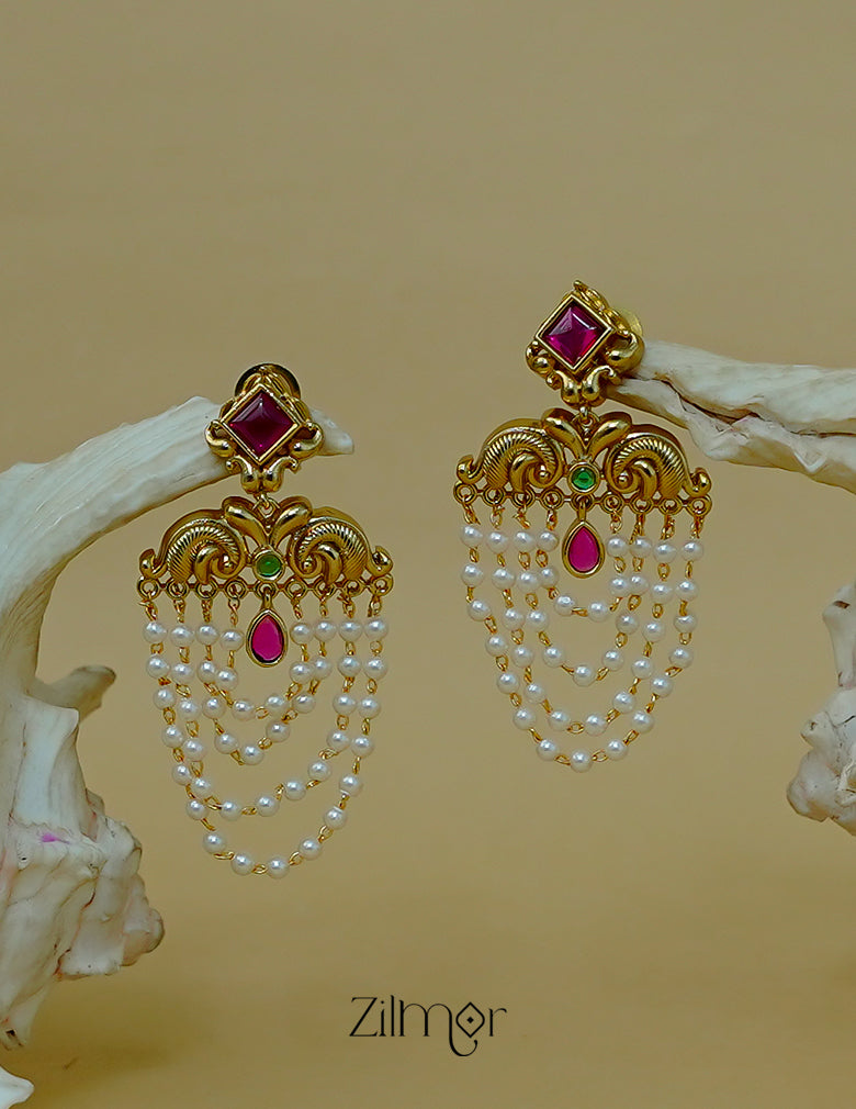 SN101670 - Antique Pearl Earrings