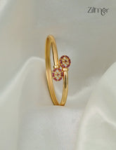 Gold Plated Adjustable Bangle - CL1012225