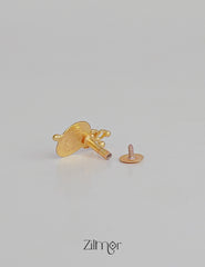 KY1011761- Gold tone Kashu Lakshmi choker Necklace with matching Earring Bangle set combo 3-Zilmor