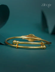 AD Stone Gold Plated Push and pull Bracelet Bangle - CL1012268