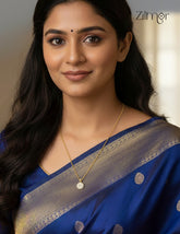 18k Gold Plated Anti-Tarnish AD Stone Pendant Simple Necklace - CL1012218