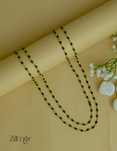 SG1011969- Double Layer Coral Beaded Chain Necklace (Color option)