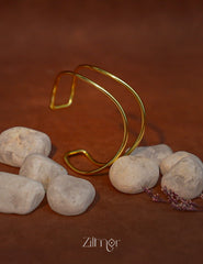 ZA1011879- Minimalist Open Adjustable Bangle 1-Zilmor