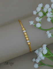 PP1011943- Gold Plated Adjustable Ball Bracelet Bangle 3-Zilmor