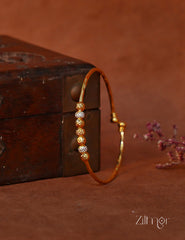 PP1011943- Gold Plated Adjustable Ball Bracelet Bangle 2-Zilmor