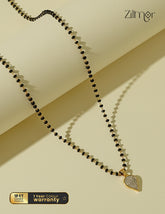 18k Gold Plated AD Stone Pendant Mangalsutra Necklace - PP1012207