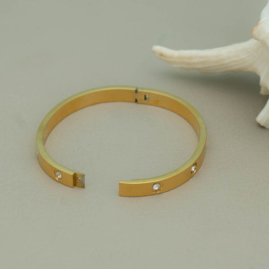 PT101560 - Contemporary AD Bangle Bracelet
