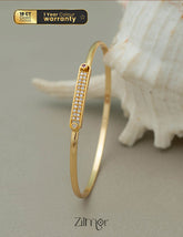 PP101145 - Gold Plated Openable Bangle 1-Zilmor