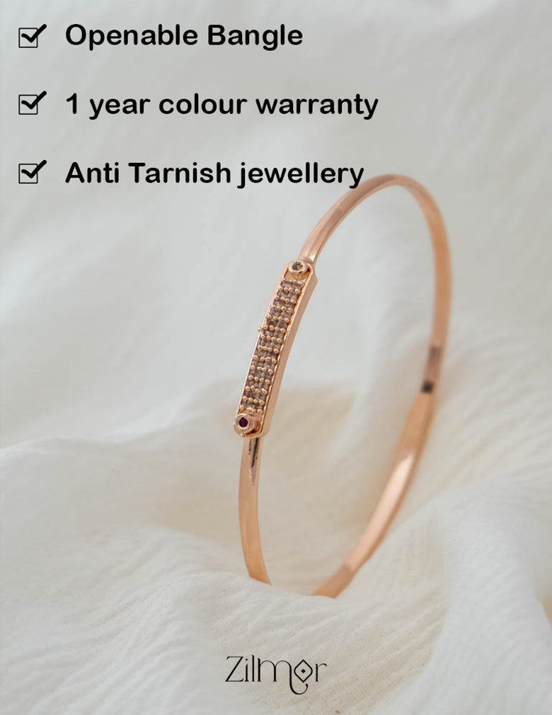 PP101145 - Gold Plated Openable Bangle 3-Zilmor