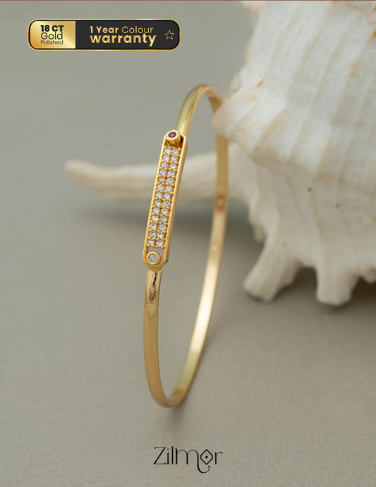 PP101145 - Gold Plated Openable Bangle 1-Zilmor