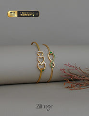 KY1011786- Gold Plated Openable Bangles Combo 4-Zilmor