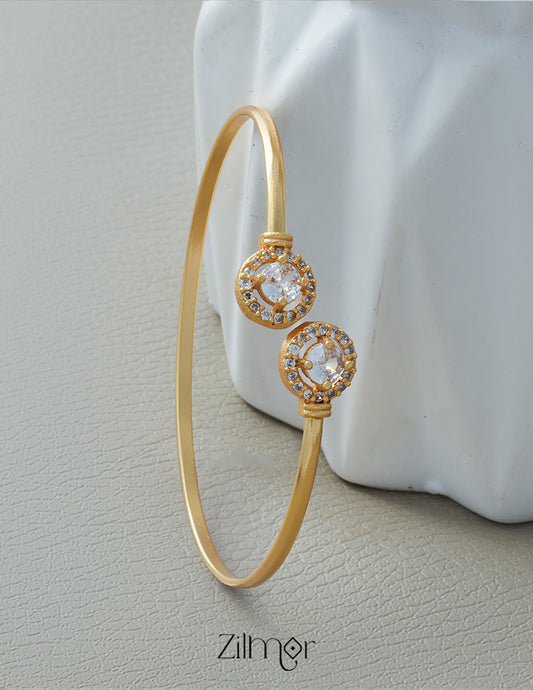 KF1011221 - Gold Plated Adjustable Bangle 2-Zilmor