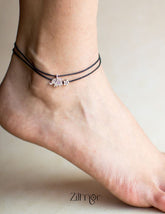 Hanging Elephant charm Anklet - KY100459 1-Zilmor