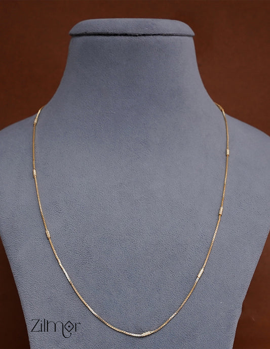 KT1011129- Gold Tone Daily Wear Simple Necklace 2-Zilmor