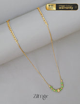 TR101997 - Gold Plated Simple Necklace 1-Zilmor