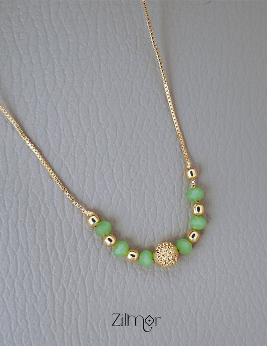 TR101997 - Gold Plated Simple Necklace 2-Zilmor