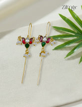 Premium Kemp Lotus with Pearl Earcuff-KS1012201