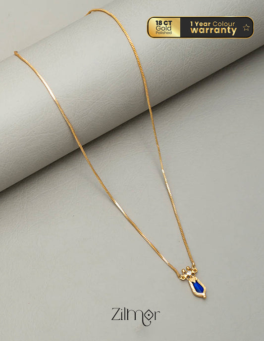 Nagapadam Pendant Solitaire Necklace (color option)