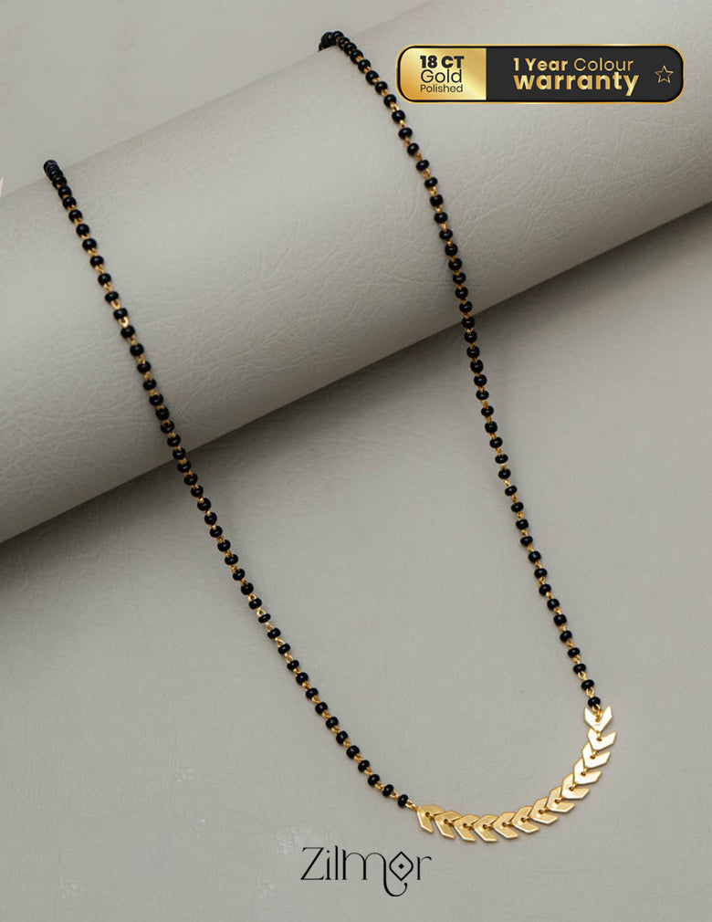KY101545 Gold Plated Mangalsutra Necklace – Zilmor