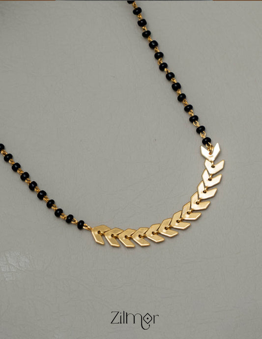 KY101545 - Gold Plated Mangalsutra Necklace 2-Zilmor