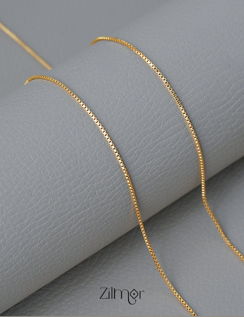 KY101622 - Gold Tone pair Anklet 2-Zilmor