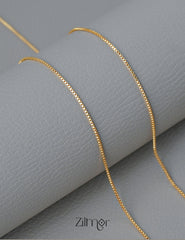 KY101622 - Gold Tone pair Anklet 2-Zilmor