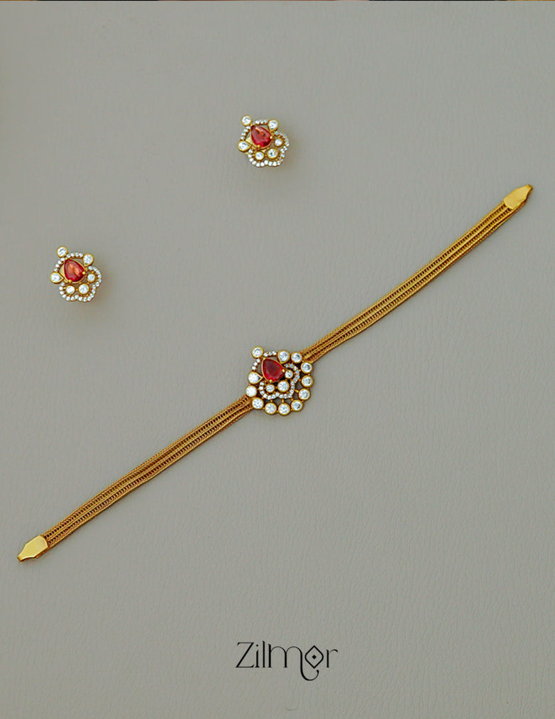 BH1011265 - Premium Antique AD Pendant Necklace Earrings Set 1-Zilmor