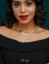 KY101731 - Anti Tarnish layer AD Stone Necklace 2-Zilmor