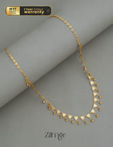 PE101851 - Gold Plated Geometric shape Collar Necklace 1-Zilmor