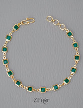 KT1011681 - Gold Plated Multi Stone Bracelet (color option) 4-Zilmor