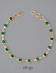 KT1011681 - Gold Plated Multi Stone Bracelet (color option) 4-Zilmor