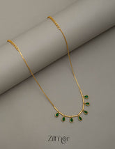 PE101657  - Gold tone Simple Necklace 7-Zilmor