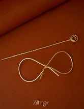 AS1011669- Gold tone Infinite Hair Pin 1-Zilmor