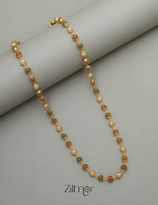 PE101914 - Semiprecious Stone Simple Necklace 1-Zilmor