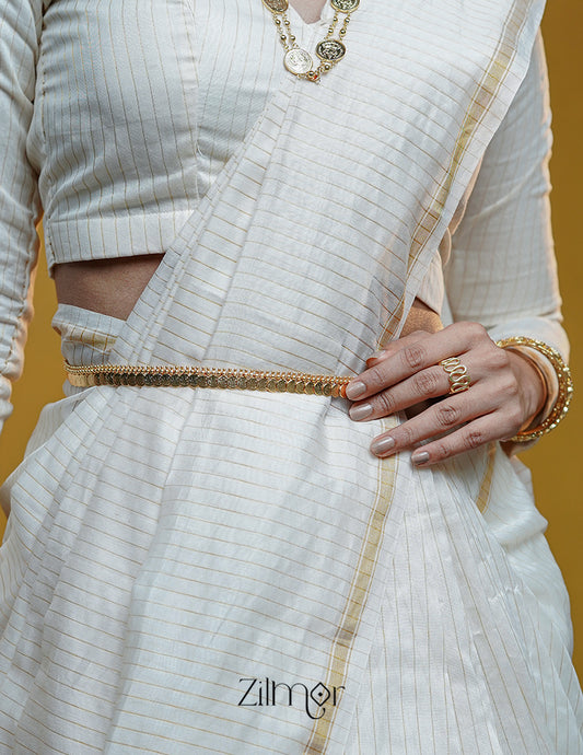 SN1011722 - Traditional Lakshmi Coin Hip Chain 5-Zilmor