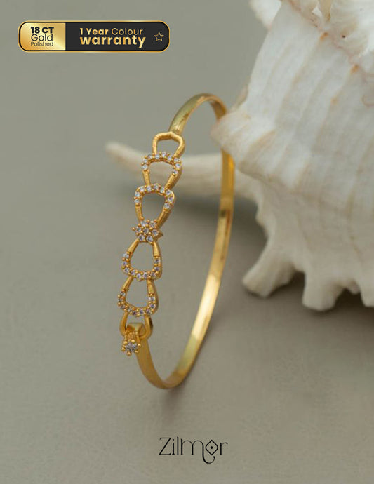 KF101170 - Gold Plated Openable Bangle 1-Zilmor