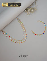 KY1011125 - Gold Tone Necklace Bracelet Set 1-Zilmor