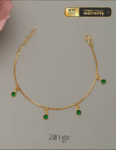 TR101712 - Gold Toned Stone Bracelet